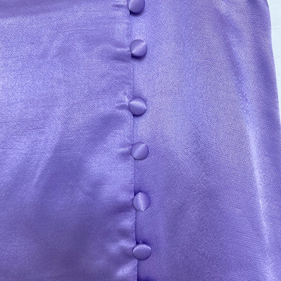 Zara purple silk skirt in perfect condition! Size medium. - Picture 2 of 4